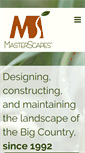 Mobile Screenshot of masterscapes.com